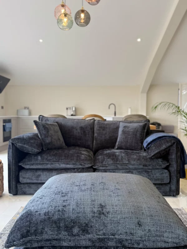Solaya Sofa Black 3 Seater, view 4