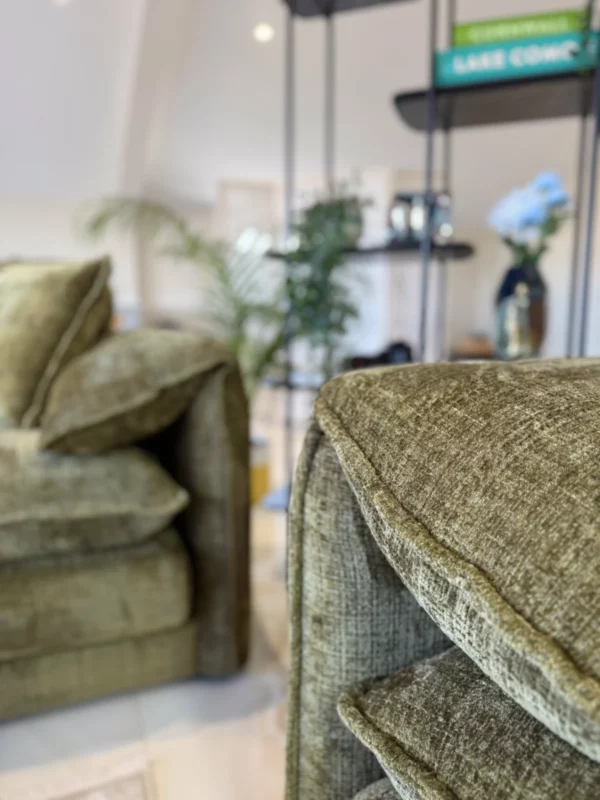 Solaya Sofa Olive 3 Seater, view 3