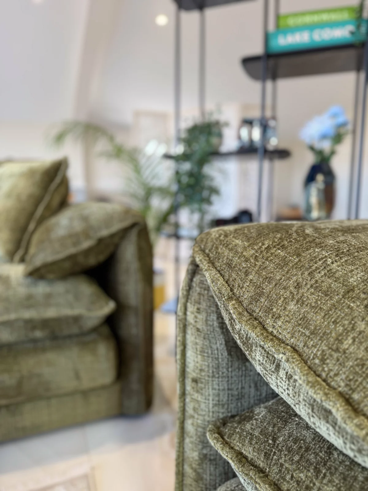 Solaya Sofa Olive 3 Seater, view 3