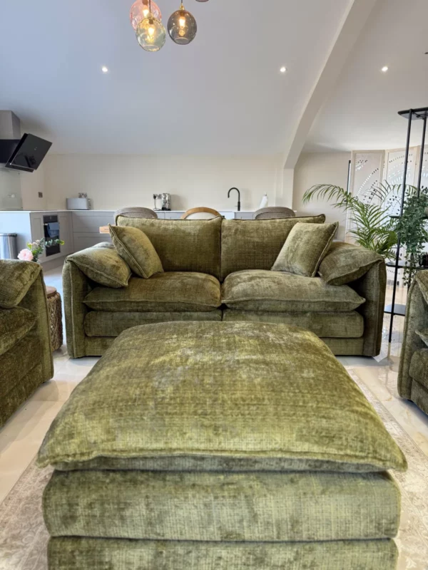 Solaya Sofa Olive 3 Seater, view 6