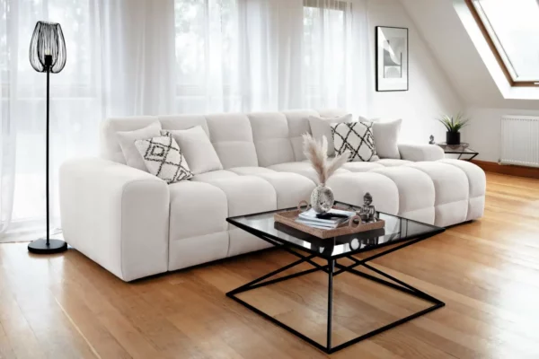 Jacob Sofa Beige Right Hand Facing Corner, view 3