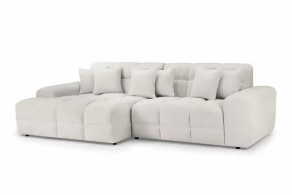 Jacob Sofa Beige Left Hand Facing Corner, view 3