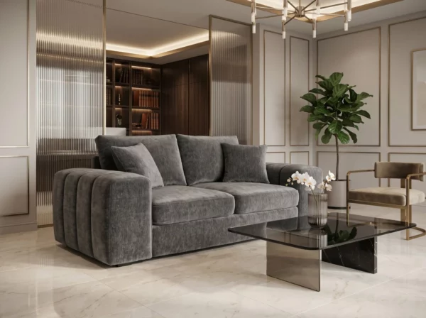 Laguna Sofa Grey 2 Seater