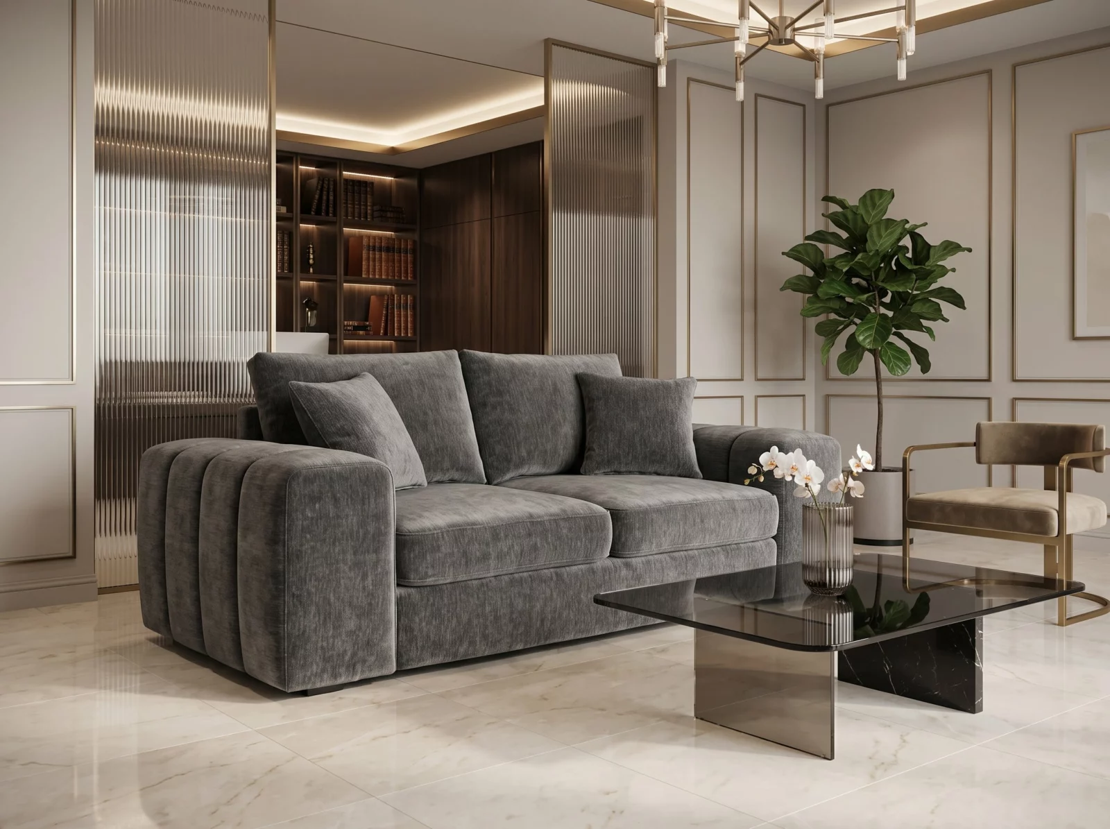 Laguna Sofa Grey 2 Seater