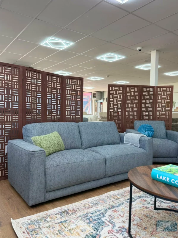 Marlow Sofa Grey 3 Seater, view 3