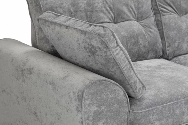 Maxwell Sofa Grey 3 Seater, view 5