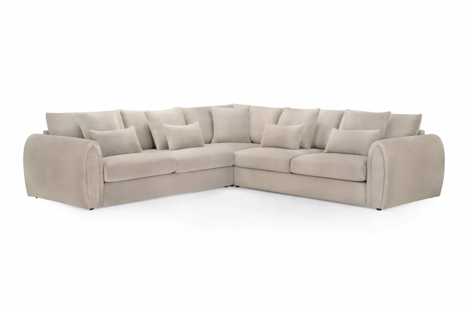 Mirabel Sofa Mocha Large Corner, view 2