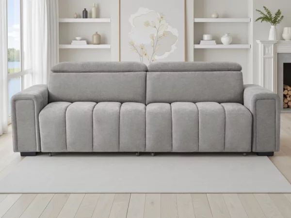 Molly Electric Sofabed Grey 3 Seater, view 4