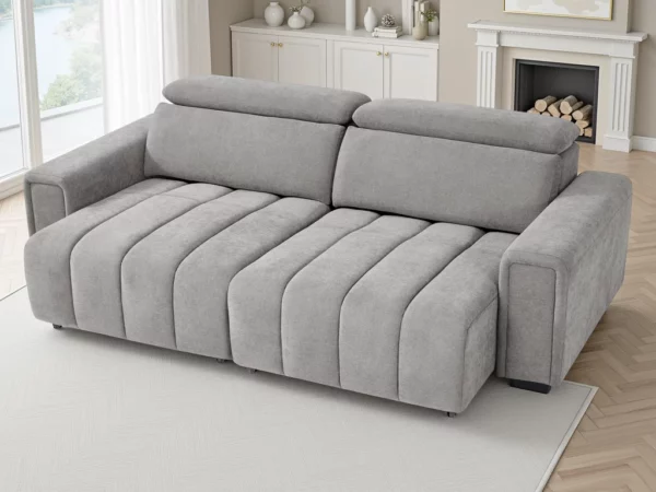 Molly Electric Sofabed Grey 3 Seater, view 3