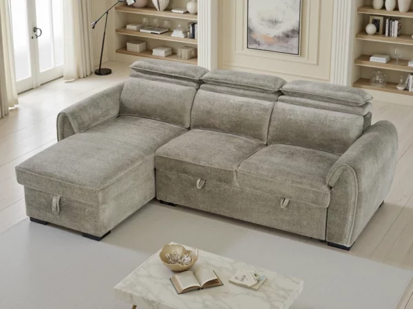 Montrose Sofabed Mushroom Universal Corner, view 4