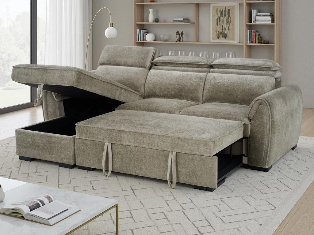 Montrose Sofabed Mushroom Universal Corner, view 2