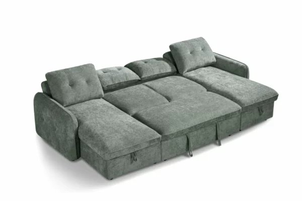 Moscow Sofabed Green U Shape Corner, view 5