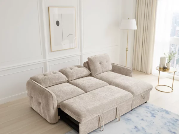 Moscow Sofabed Beige Universal Corner, view 2
