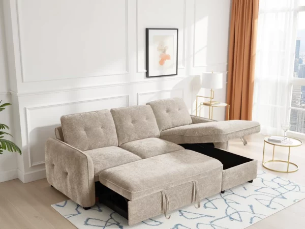 Moscow Sofabed Beige Universal Corner, view 3