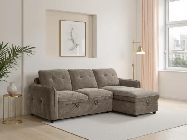 Moscow Sofabed Brown Universal Corner
