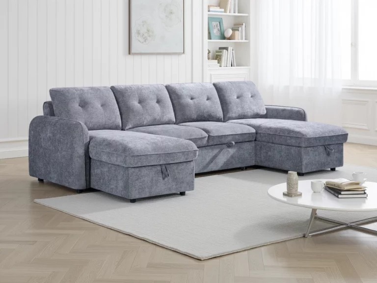 Moscow Sofabed Grey U Shape Corner