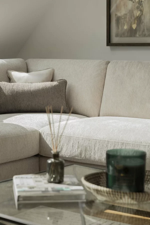 Naples Sofa Beige Large Corner, view 4