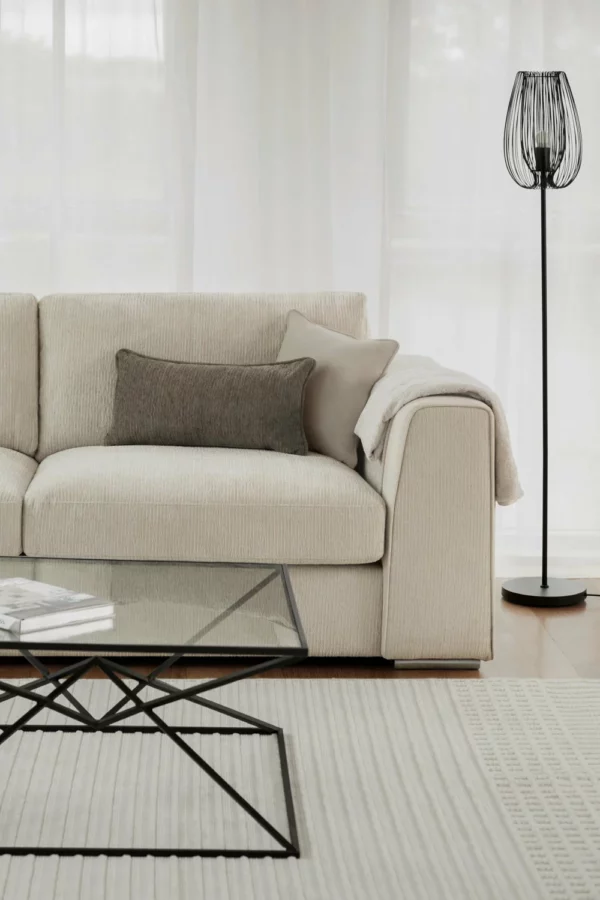 Naples Sofa Beige Large Corner, view 9