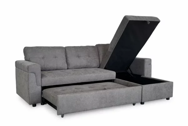 Omniya Sofabed Grey Universal Corner, view 4