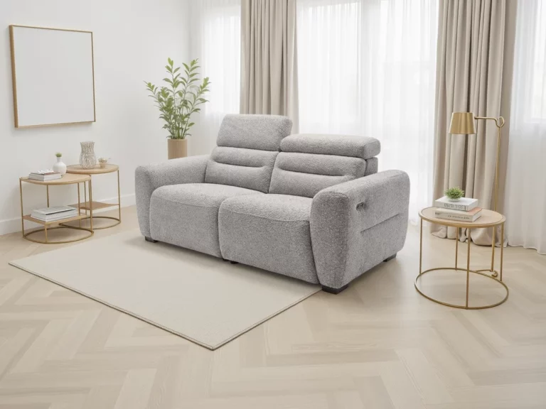 Tokyo Electric Recliner Grey 3 Seater