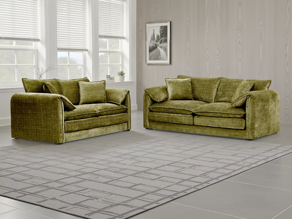Solaya Sofa Olive 3+2 Set