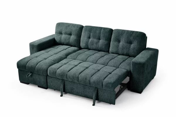 Palermo Universal Corner Sofabed Teal, view 3