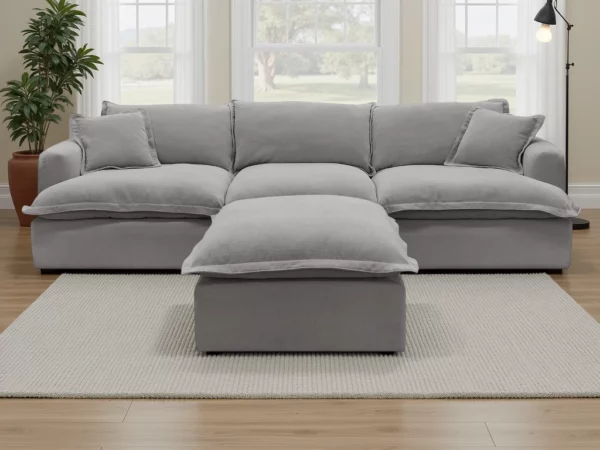 Santa Barbara Modular Sofa Grey, view 3