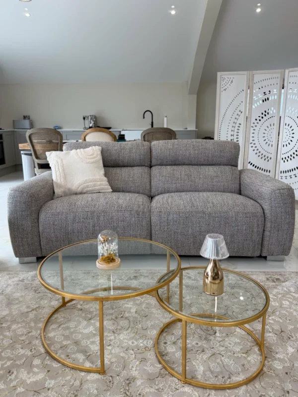 Toronto Electric Recliner Beige 3 Seater, view 2