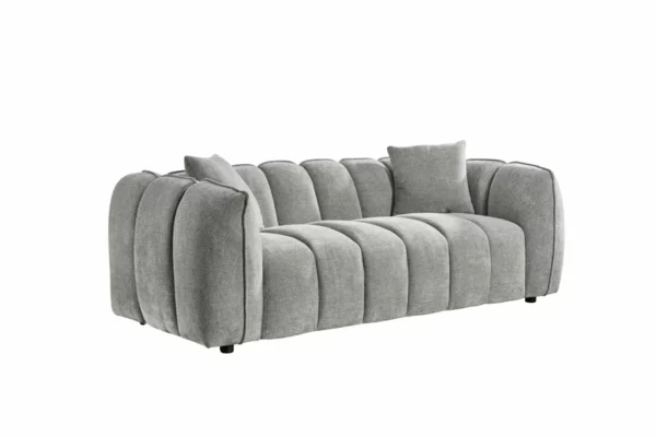 Venice Sofa Grey 3 Seater, view 3