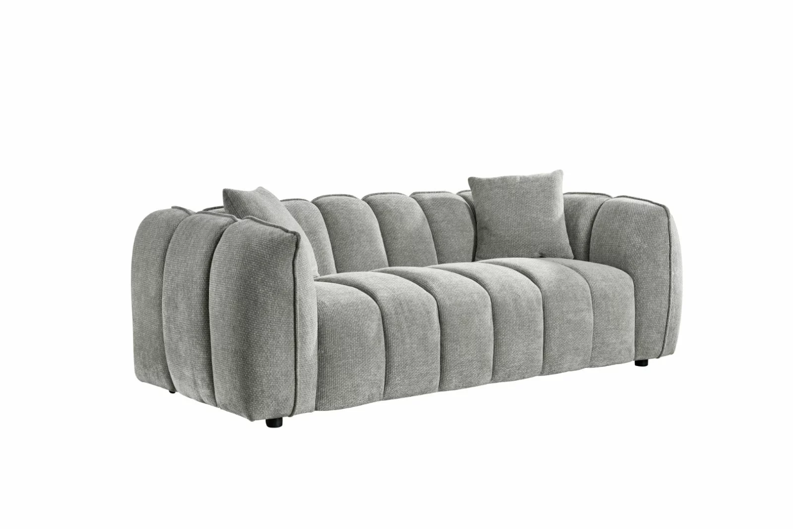 Venice Sofa Grey 3 Seater, view 3