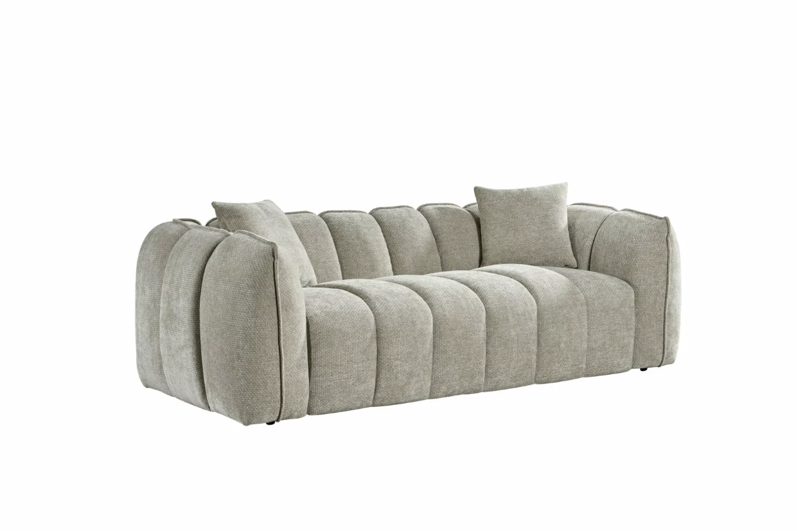 Venice Sofa Beige 3 Seater, view 2