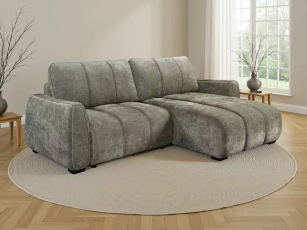 Portland Universal Corner Sofabed Green