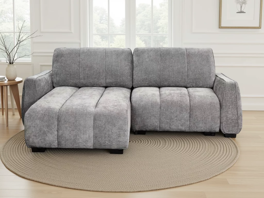 Portland Universal Corner Sofabed Grey, view 2