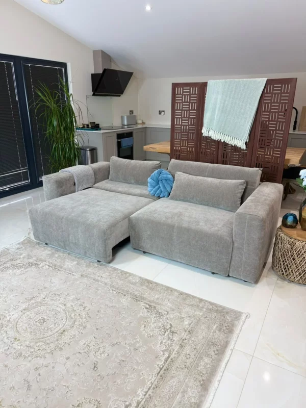 Prescott Electric Sofabed Beige, view 4