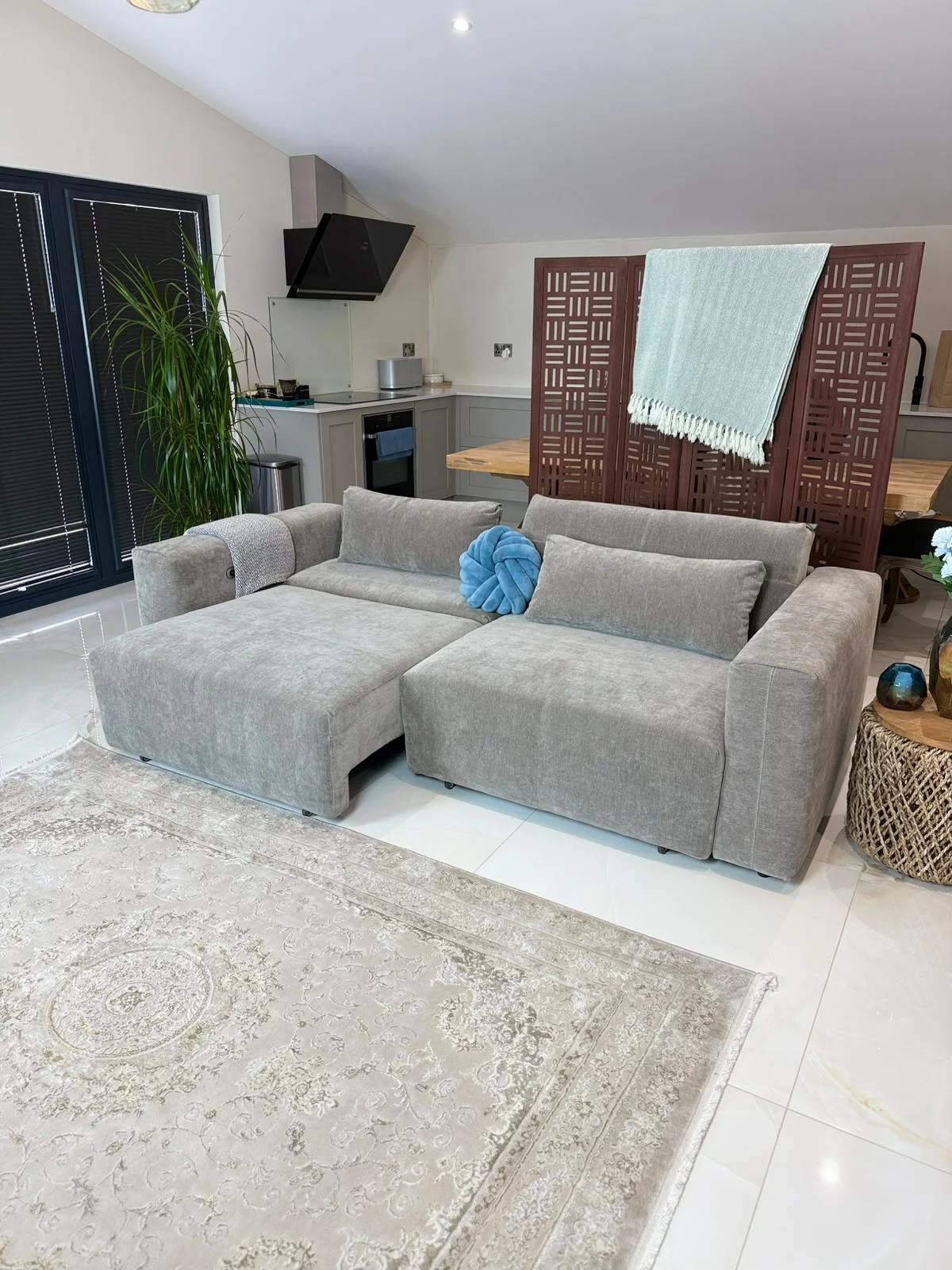 Prescott Electric Sofabed Beige, view 4