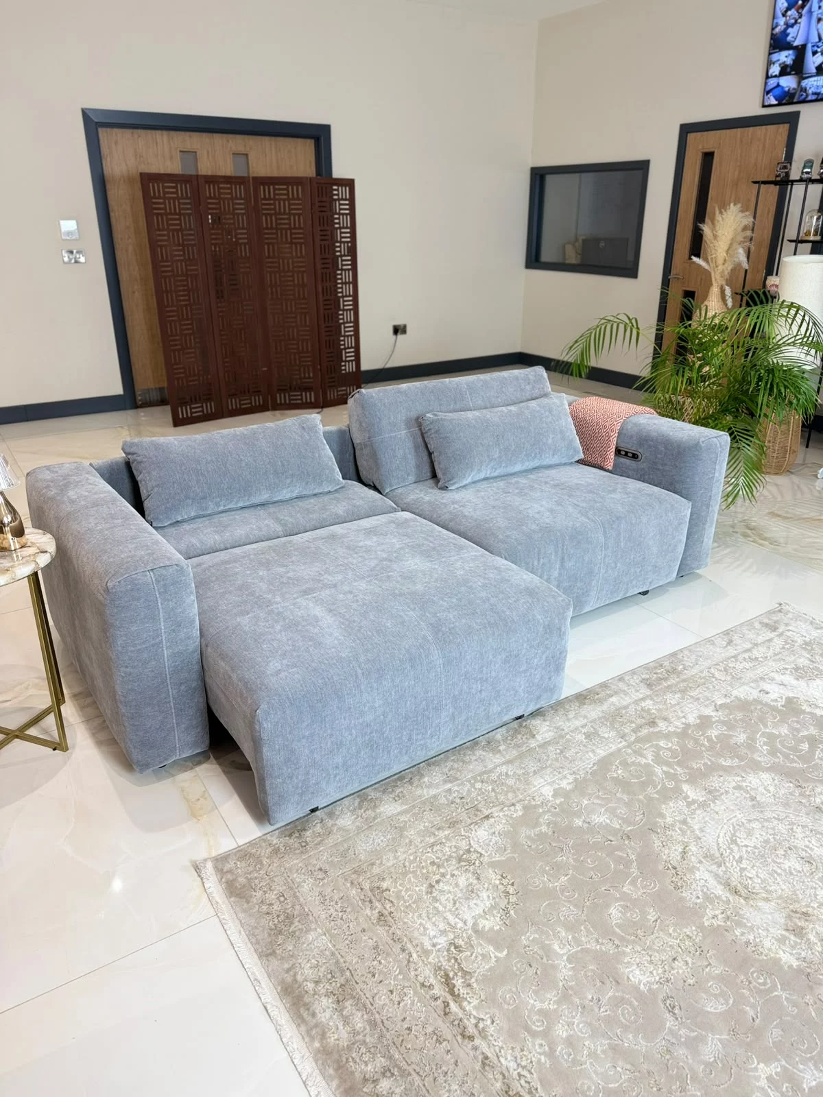 Prescott Electric Sofabed Grey, view 5