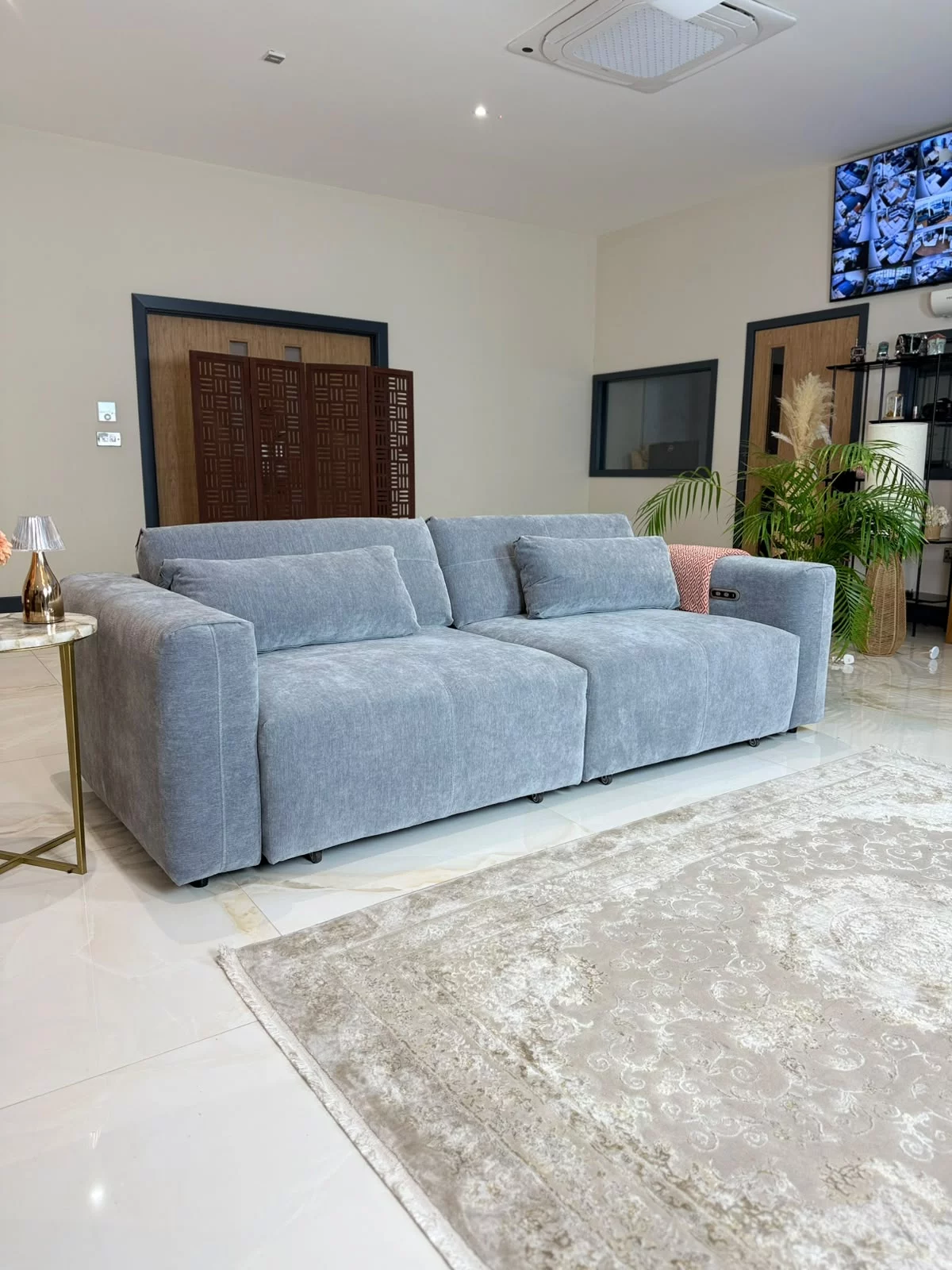 Prescott Electric Sofabed Grey, view 4