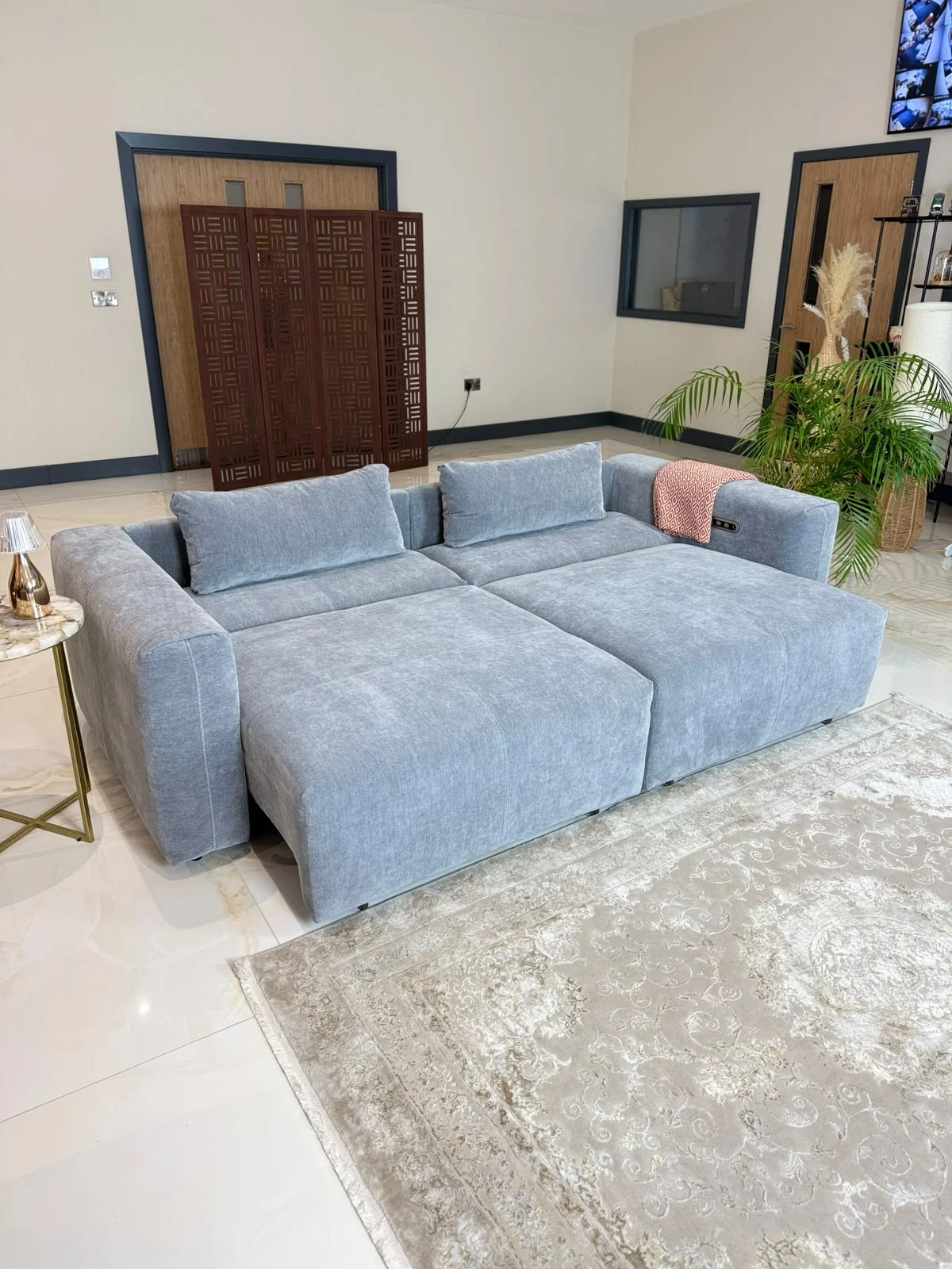 Prescott Electric Sofabed Grey, view 9