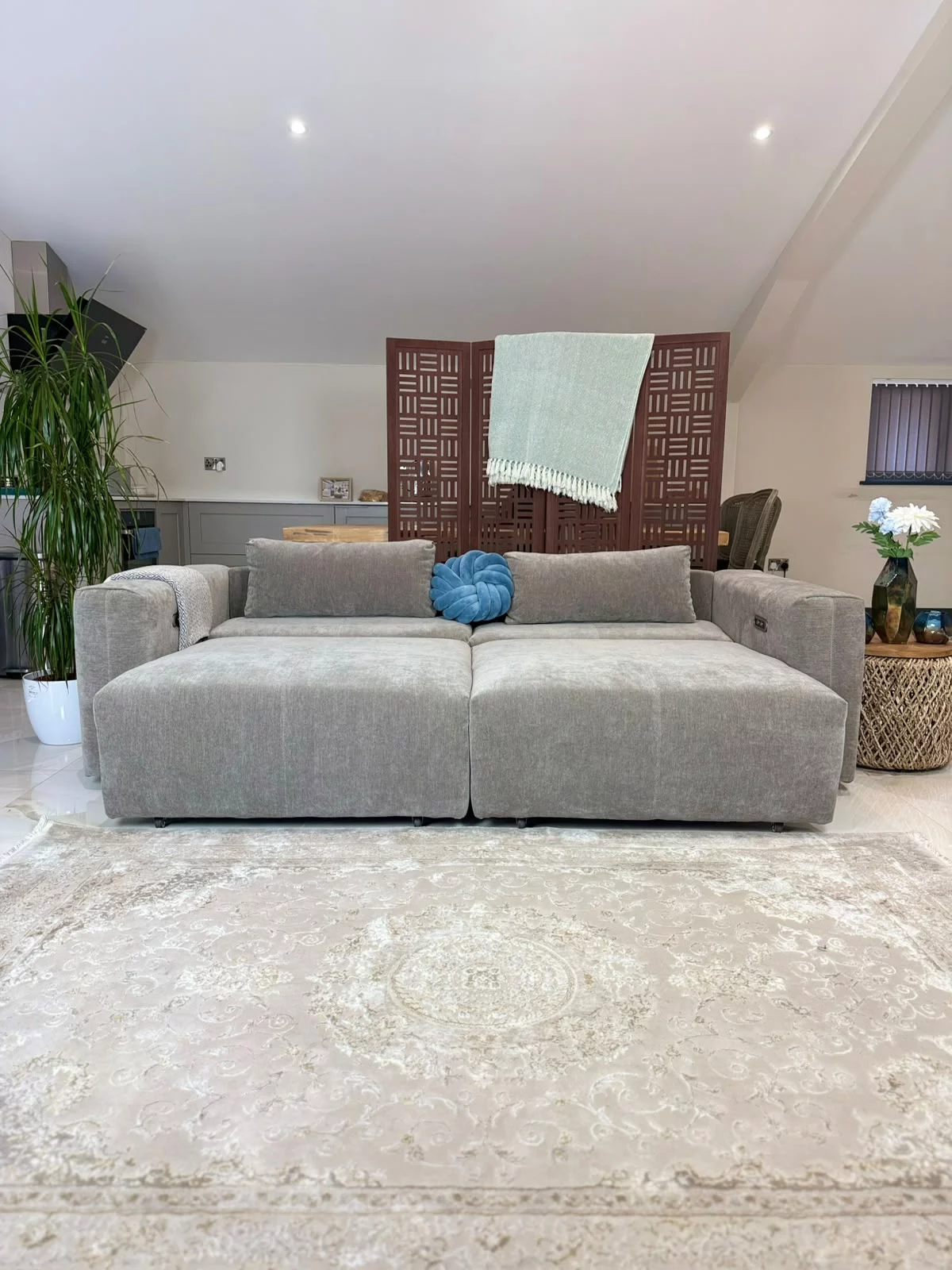 Prescott Electric Sofabed Beige, view 9